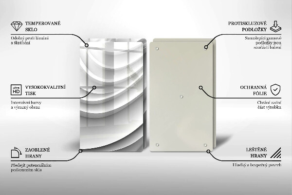 Worktop protector Geometric lines