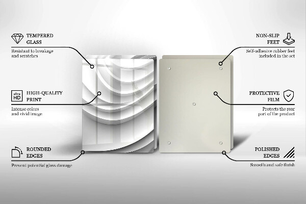 Worktop protector Geometric lines