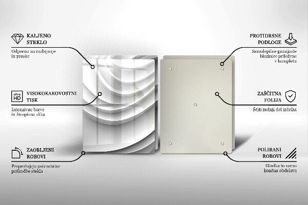 Worktop protector Geometric lines
