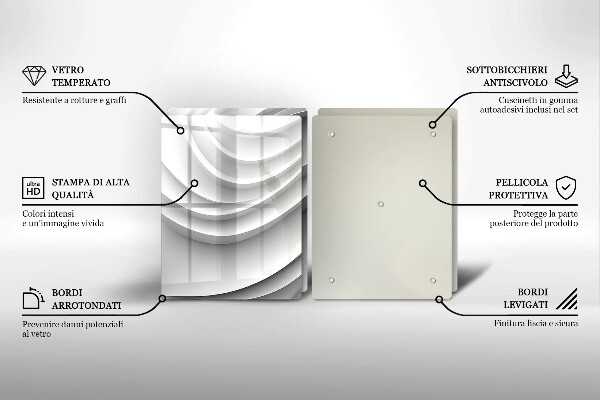 Worktop protector Geometric lines