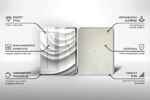 Worktop protector Geometric lines