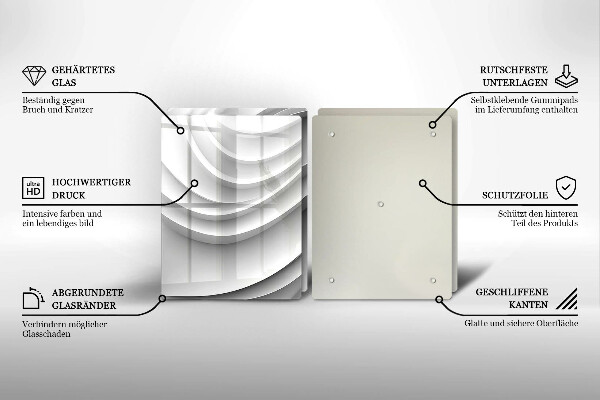 Worktop protector Geometric lines