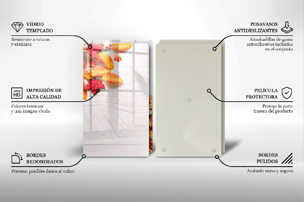 Worktop protector Autumn leaves