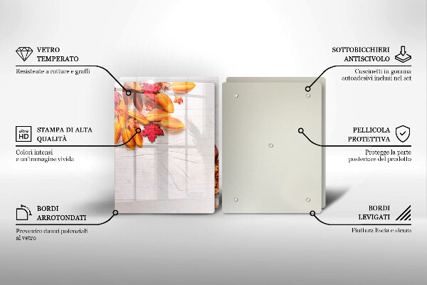 Worktop protector Autumn leaves