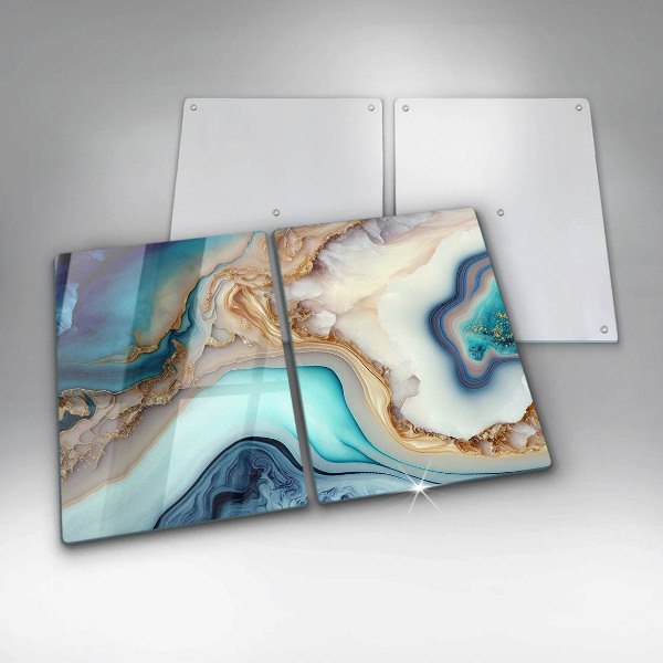 Worktop protector Multicolored marble