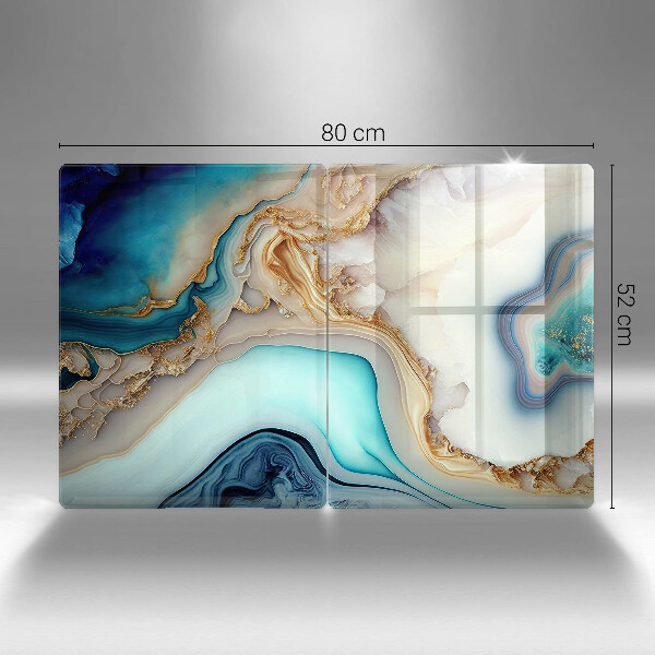 Worktop protector Multicolored marble