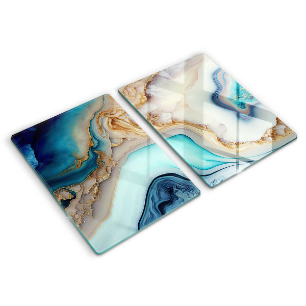 Worktop protector Multicolored marble