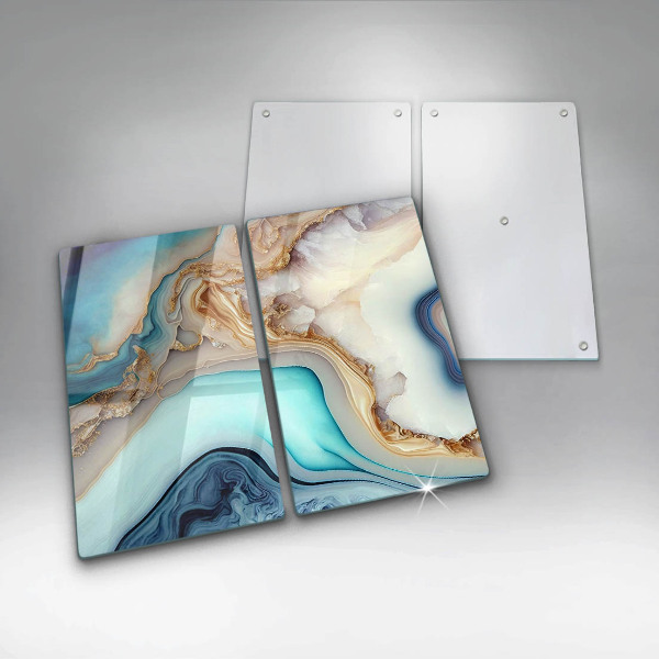 Worktop protector Multicolored marble