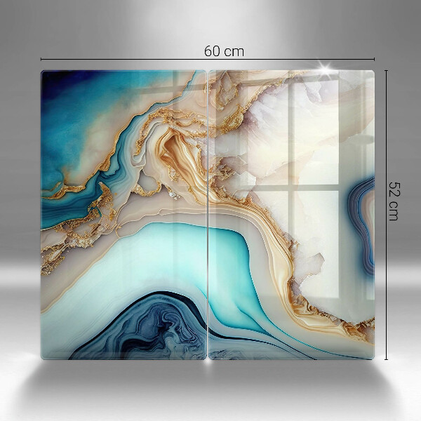 Worktop protector Multicolored marble