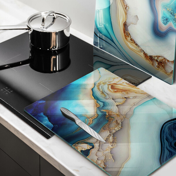 Worktop protector Multicolored marble