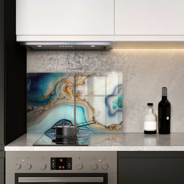 Worktop protector Multicolored marble