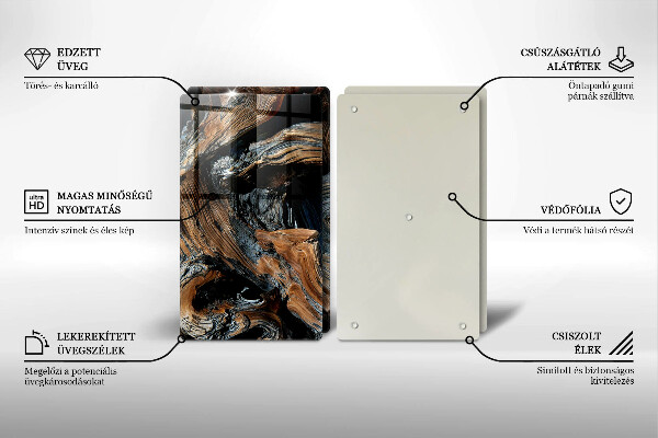 Worktop protector Abstract pattern