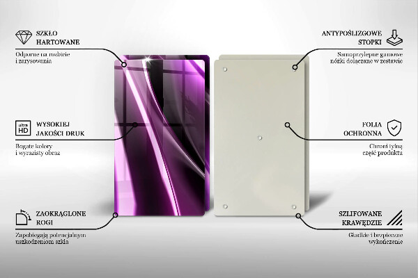 Worktop protector Purple abstraction