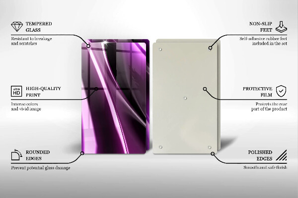 Worktop protector Purple abstraction