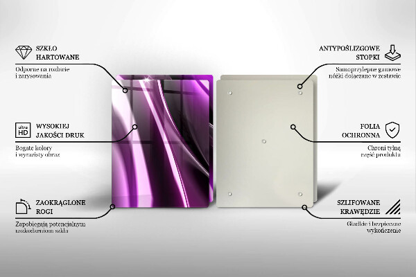 Worktop protector Purple abstraction