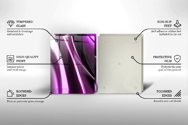 Worktop protector Purple abstraction