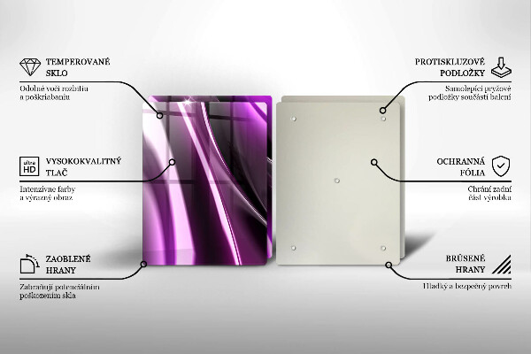 Worktop protector Purple abstraction