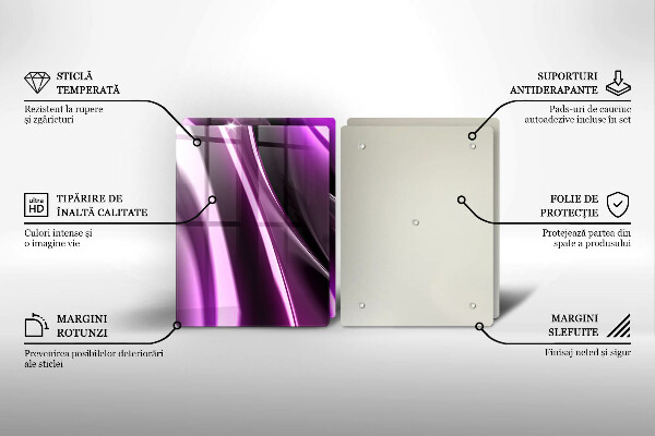 Worktop protector Purple abstraction