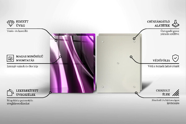 Worktop protector Purple abstraction