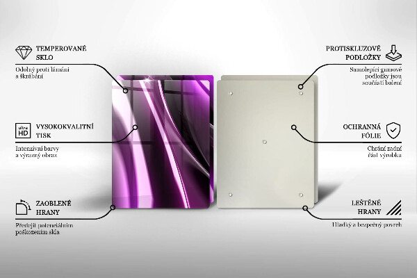 Worktop protector Purple abstraction