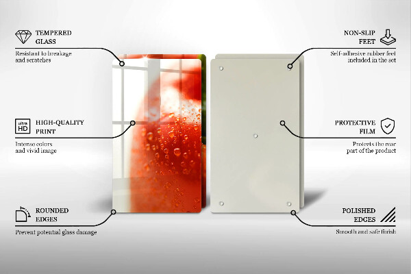 Worktop protector Red pepper