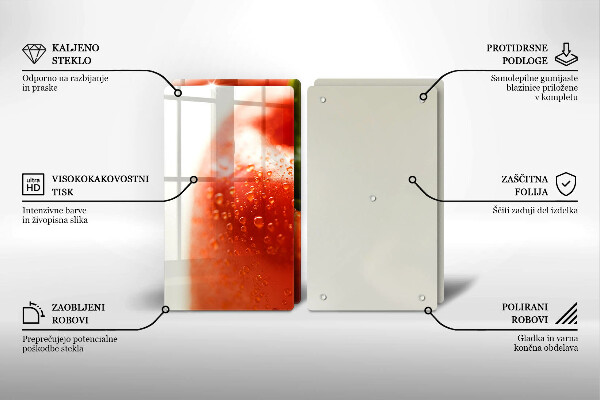 Worktop protector Red pepper