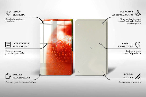 Worktop protector Red pepper