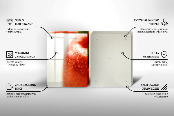 Worktop protector Red pepper