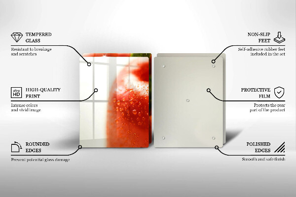 Worktop protector Red pepper