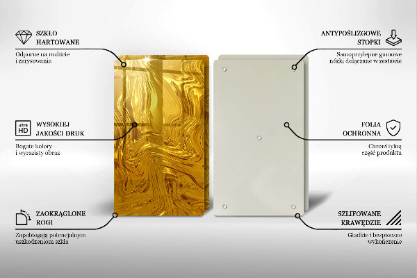 Worktop protector Golden texture