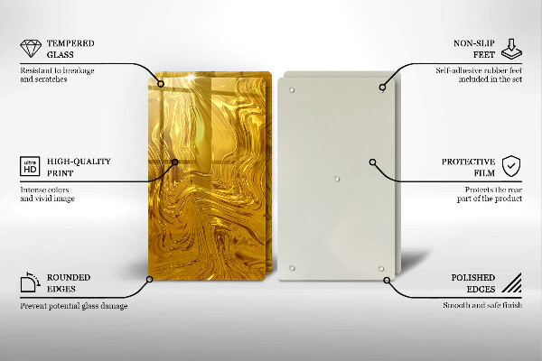 Worktop protector Golden texture