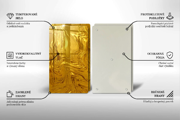 Worktop protector Golden texture