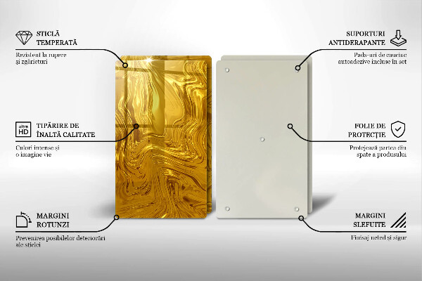 Worktop protector Golden texture