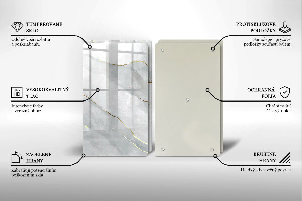 Worktop protector Stone texture