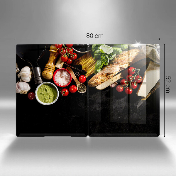 Worktop protector Italian ingredients and spices