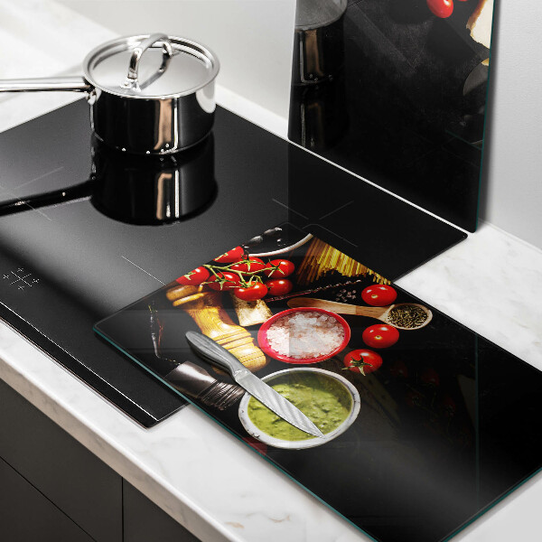 Worktop protector Italian ingredients and spices