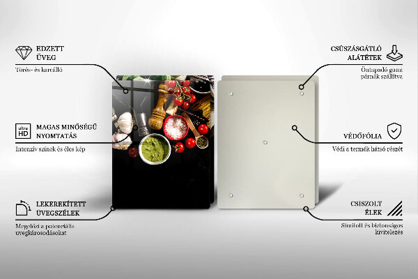 Worktop protector Italian ingredients and spices