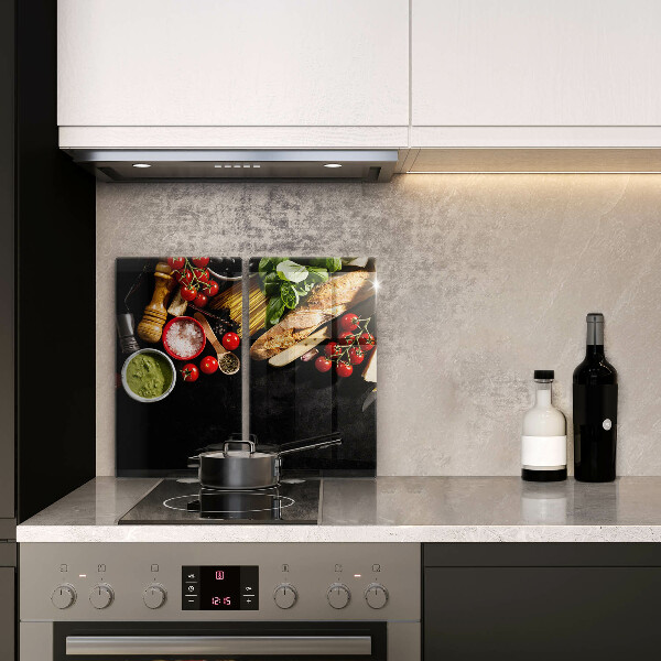 Worktop protector Italian ingredients and spices