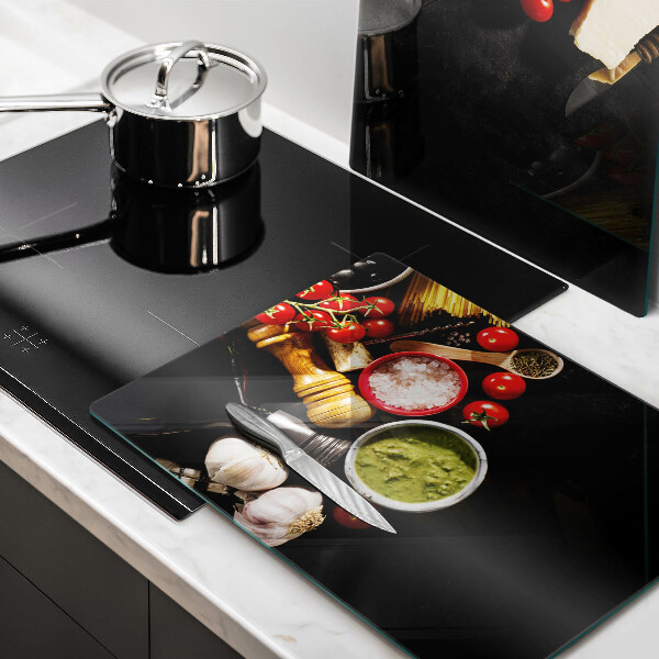 Worktop protector Italian ingredients and spices