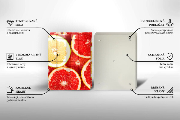 Worktop protector Grapefruit slices