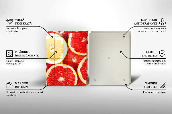 Worktop protector Grapefruit slices