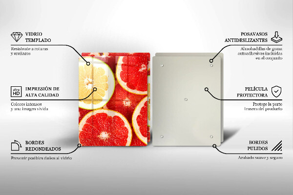 Worktop protector Grapefruit slices