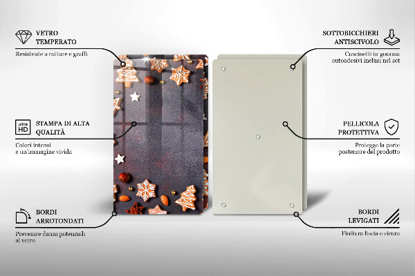 Worktop protector Gingerbread Christmas