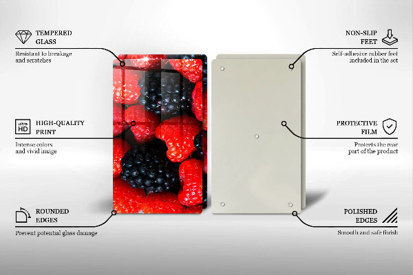 Worktop protector Raspberries and blackberries