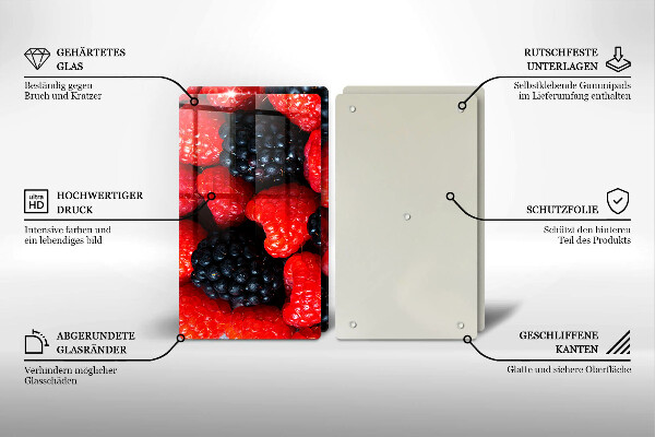 Worktop protector Raspberries and blackberries