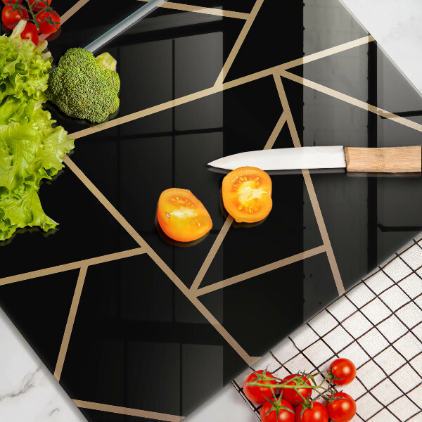 Worktop protector Black abstraction