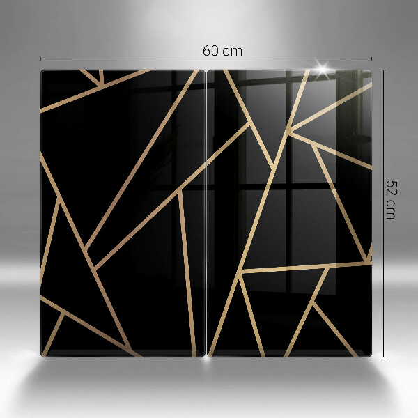 Worktop protector Black abstraction