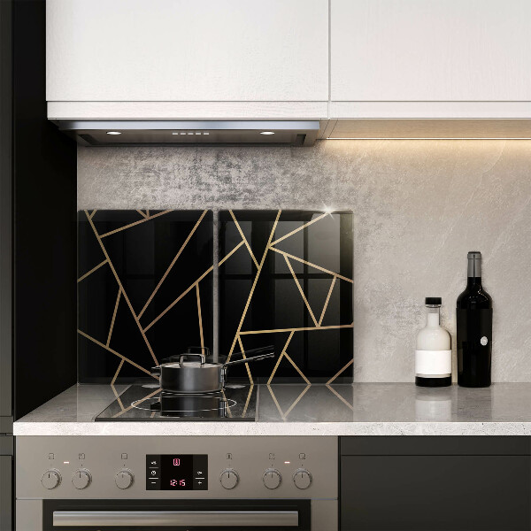 Worktop protector Black abstraction