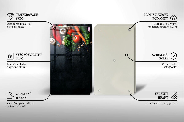 Worktop protector Colorful vegetables