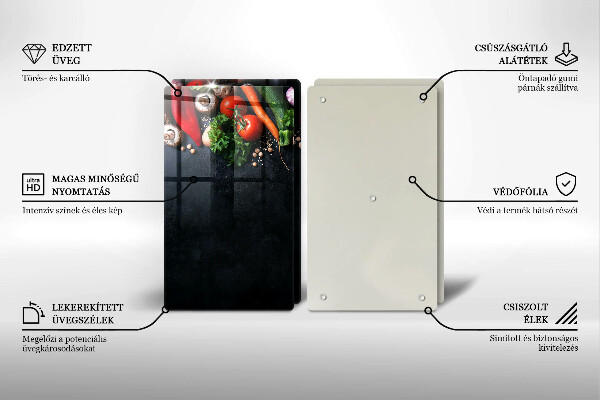 Worktop protector Colorful vegetables